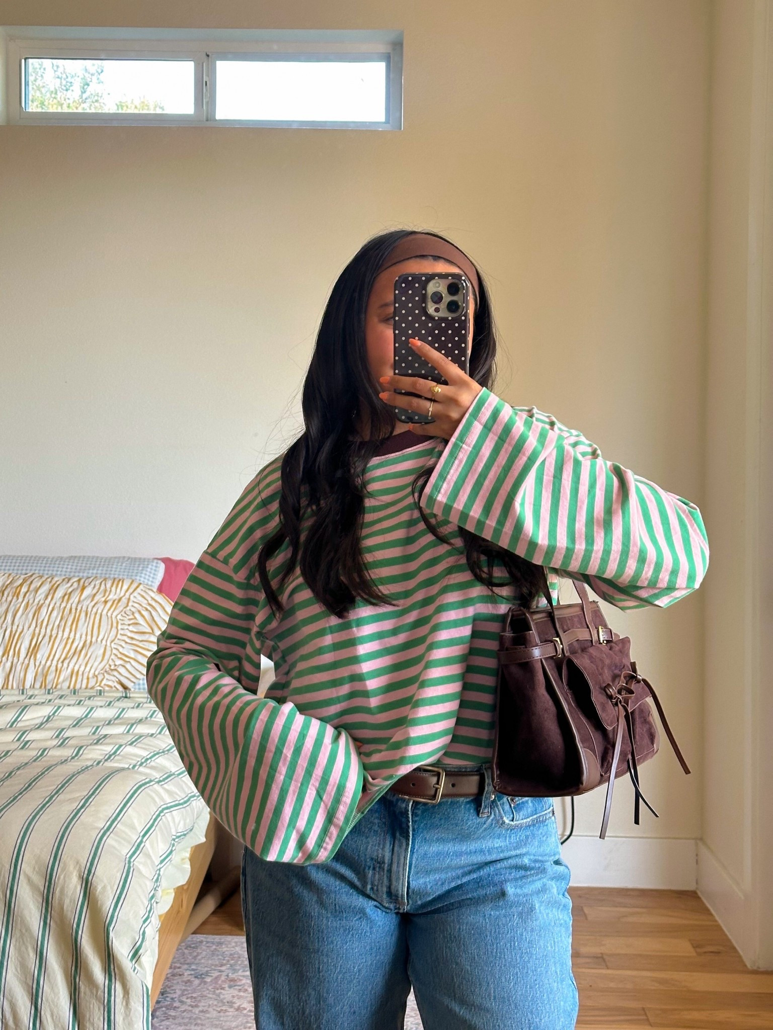 casual date night!🌟 exact colorway of this shirt is sold out but they have so many other cute colors for fall!🍂 

#LTKFindsUnder100 #LTKSeasonal