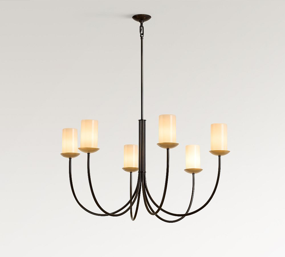 Arden Metal Round Chandelier (40") | Pottery Barn (US)