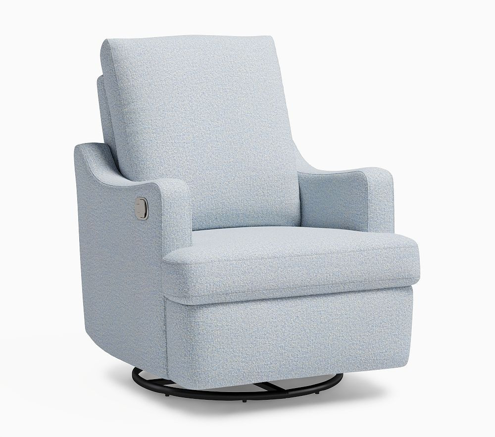 Weston Small Spaces Swivel Glider Recliner | Pottery Barn Kids