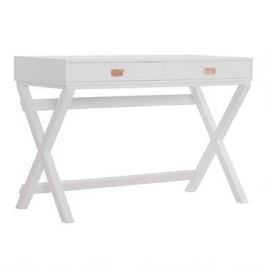 Leah Wood Campaign Desk with Drawers | World Market