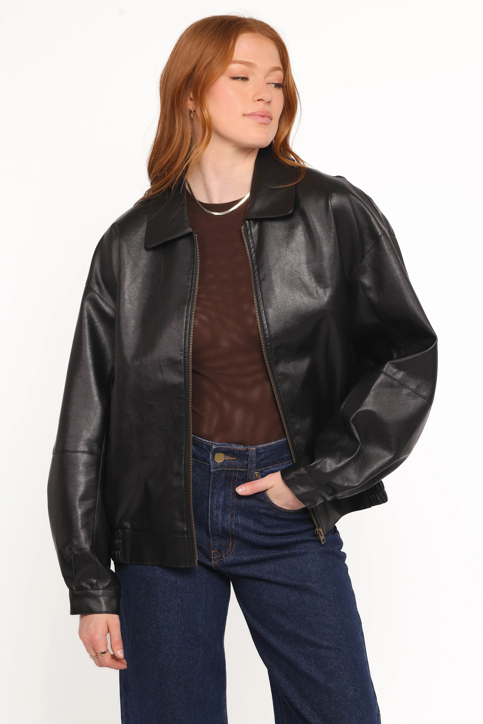 Zoe Bomber Jacket - Black | Petal & Pup (US)