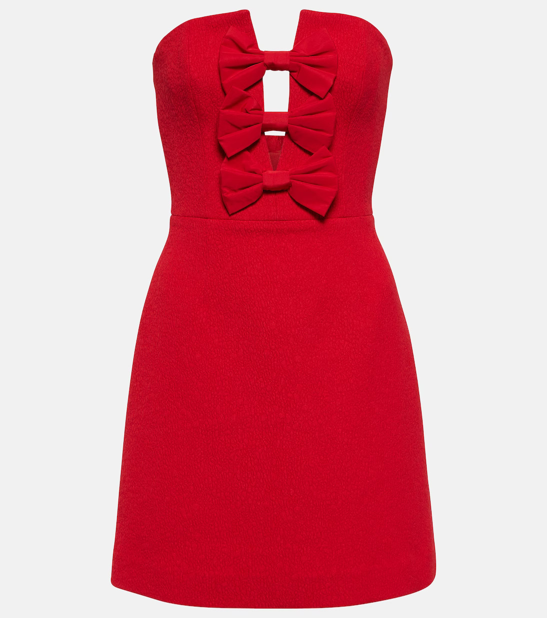 Off-shoulder bow-detail minidress | Mytheresa (US/CA)