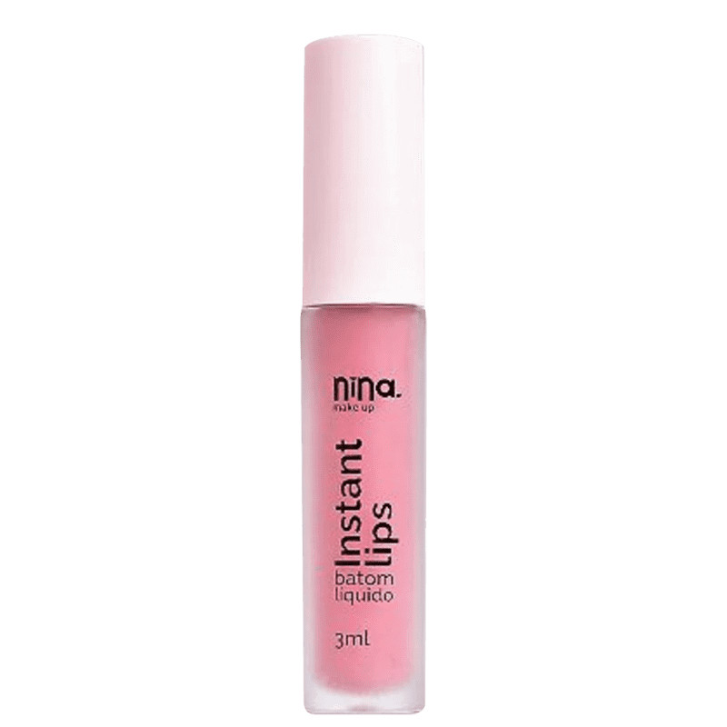 BATOM LIQUIDO INSTANT LIPS NINA MAKEUP
            
                 - Bride | Beleza Na Web (BR)