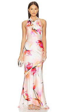 NBD x Bridget Nessta Gown in Pink Floral from Revolve.com | Revolve Clothing (Global)