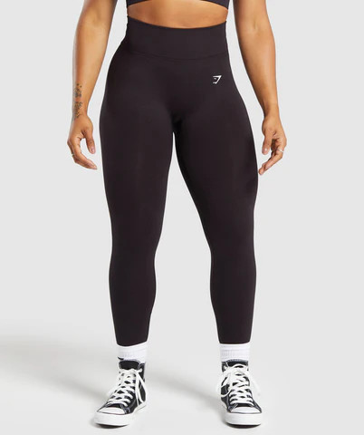 Gymshark Lift Contour Seamless Leggings - Depth Purple/Black Marl | Gymshark (Global)