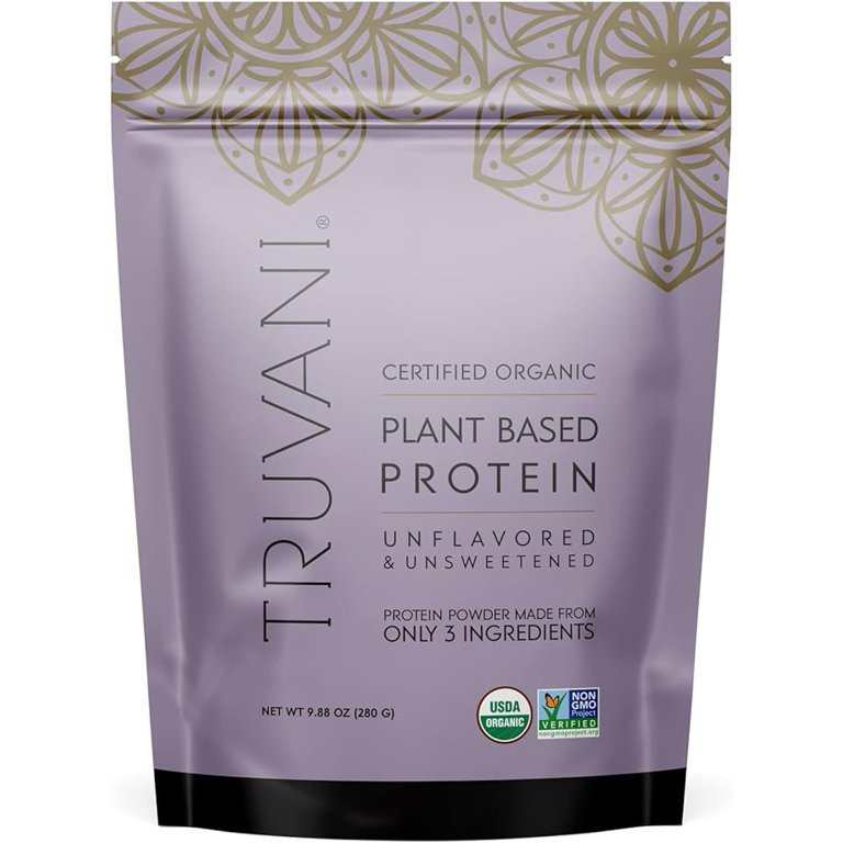 Truvani Vegan Pea Protein Powder, Unflavored 9.88 oz.. - Walmart.com | Walmart (US)