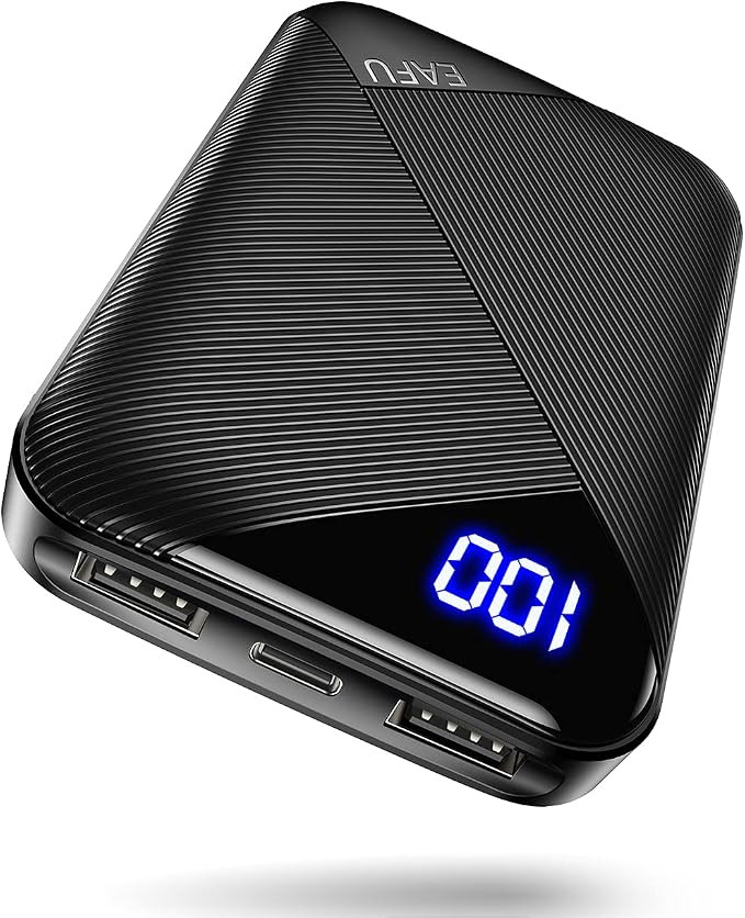 EAFU Portable Charger, Compact 10000mAh USB C Power Bank, Triple 3A High-Speed External Battery P... | Amazon (CA)