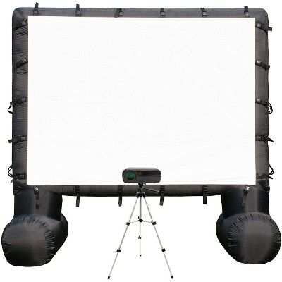 Total Homefx Pro Weather-Resistant Inflatable Theatre Kit With Outdoor Projector, Projection Scre... | Target