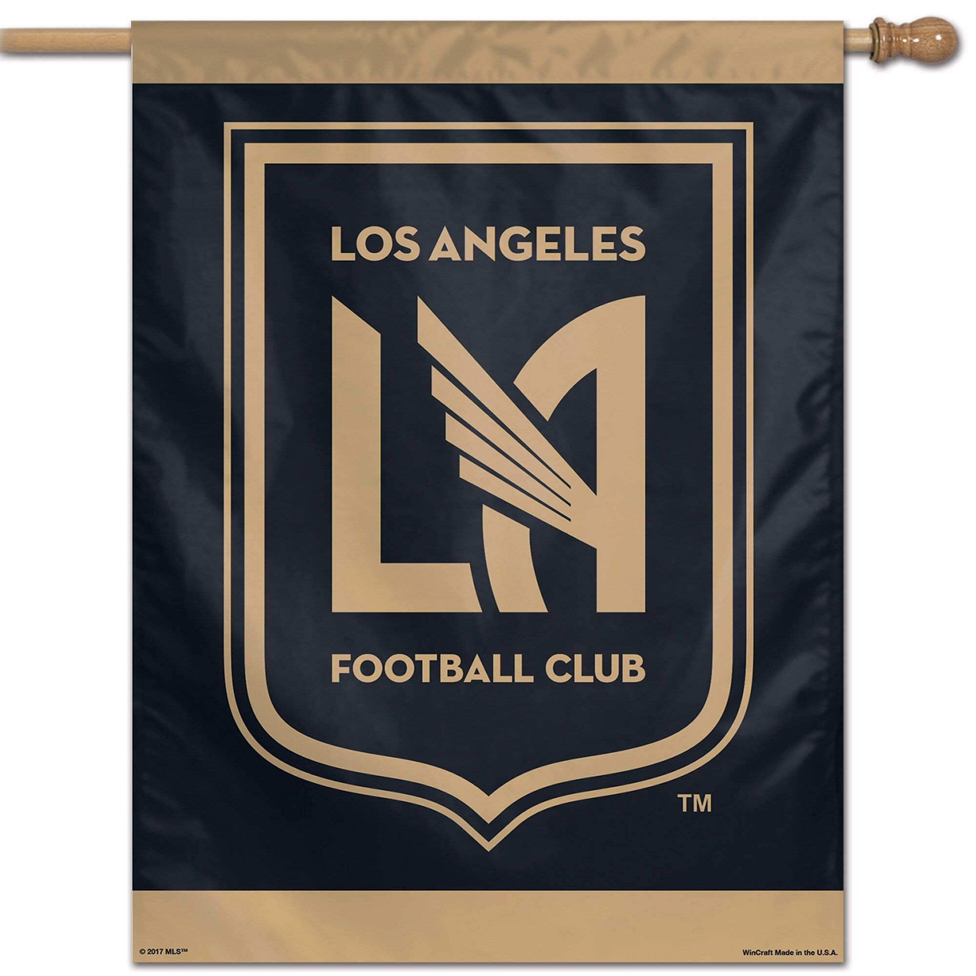 LAFC WinCraft 28" x 40" Single-Sided Vertical Banner | MLS Store
