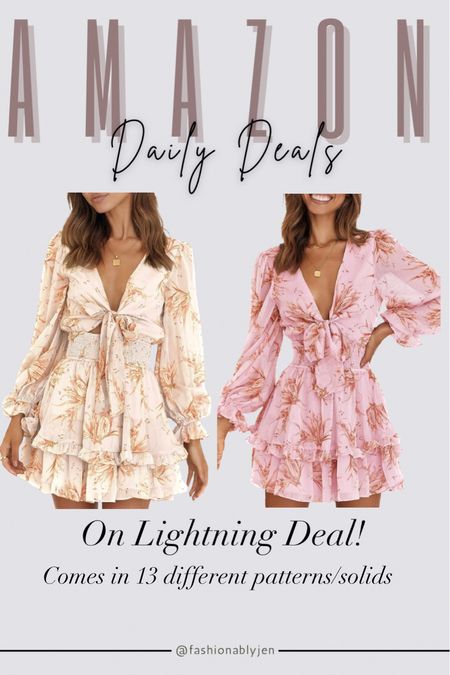 These beautiful dresses are on Lightning Deal on Amazon and they also come in solids, which would be great for game day!

#LTKBacktoSchool #LTKsalealert #LTKFind
