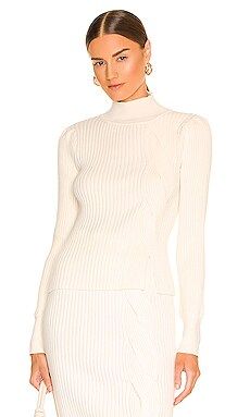 BCBGeneration Sweater Top in Ivory from Revolve.com | Revolve Clothing (Global)