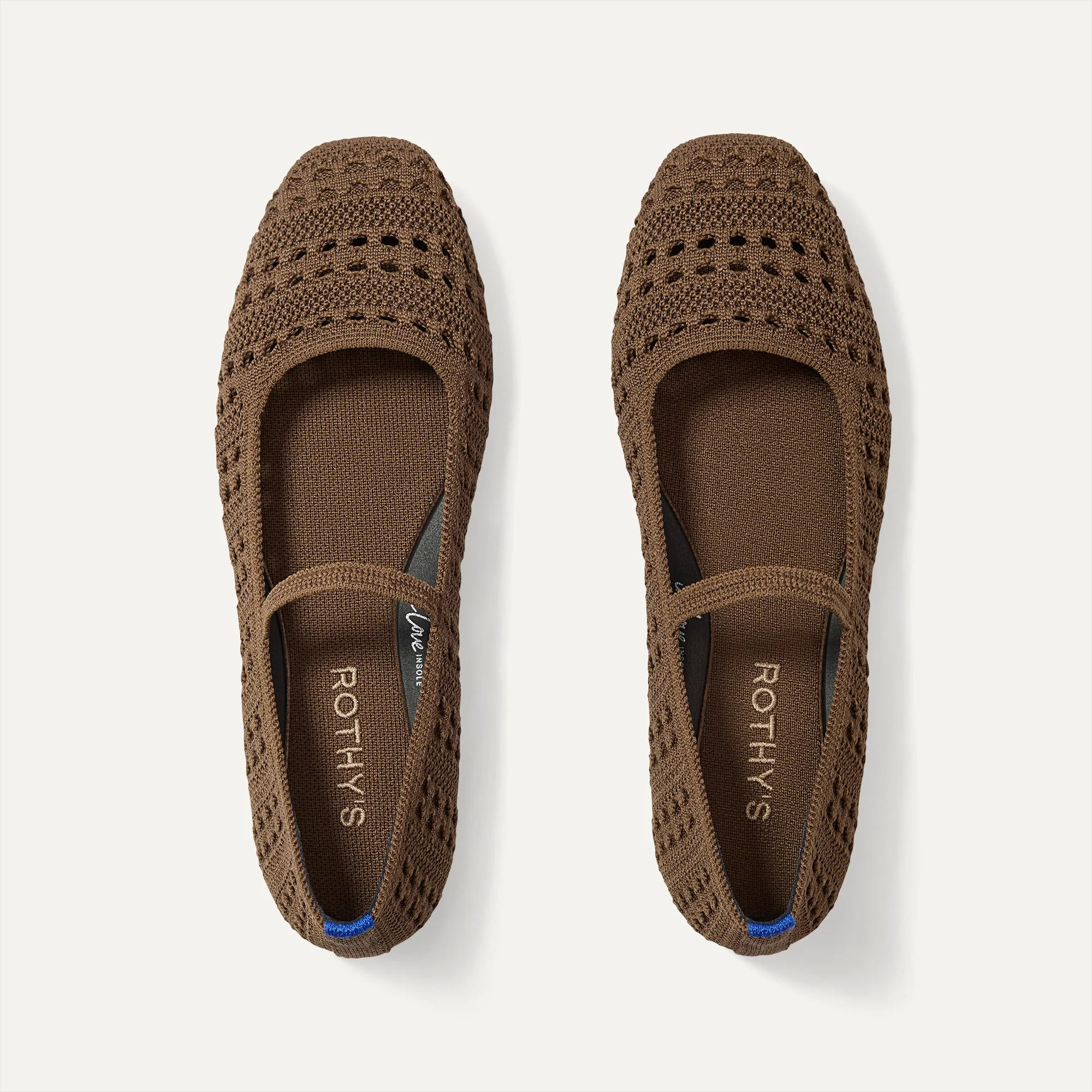 The Max Square Mary Jane in Cinnamon Crochet | Rothy's | Rothy's