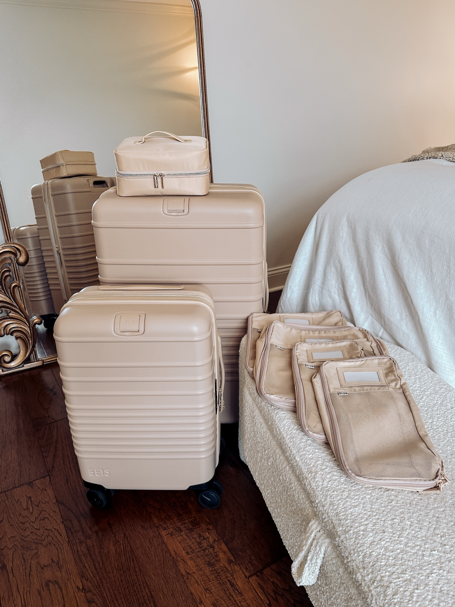 In loveee with the BEIS luggage and accessories! 🫶🏼

#LTKU #LTKbeauty #LTKFamily #beis #luggage #travel #suitcaseset #toiletrybag #cosmeticcase #packingcubes 

#LTKTravel #LTKItBag #LTKStyleTip