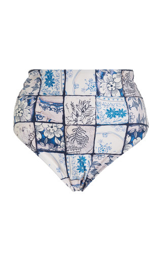 Magenta High-Rise Bikini Bottom | Moda Operandi (Global)