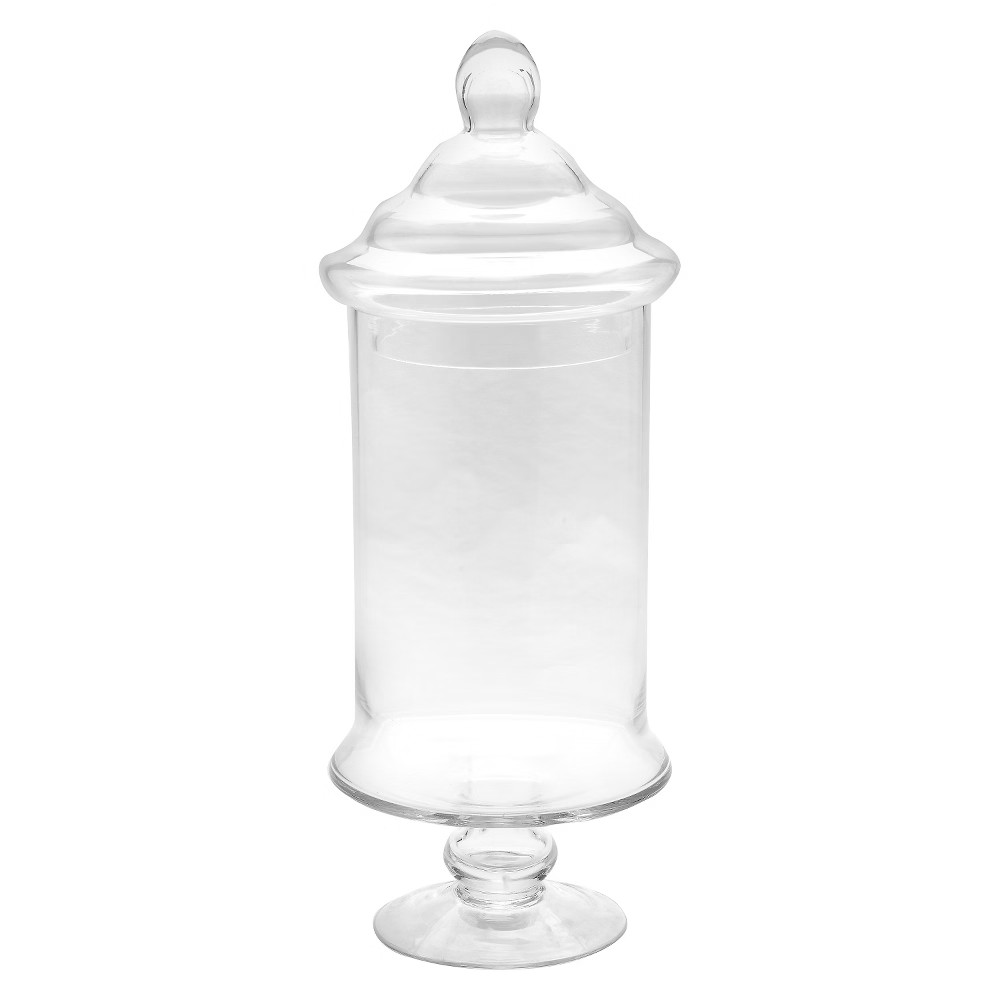 Diamond Star Glass Apothecary Jar with Lid Clear (19""x7.5"") | Target