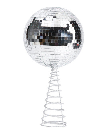 15.5in Disco Ball Tree Topper | TJ Maxx