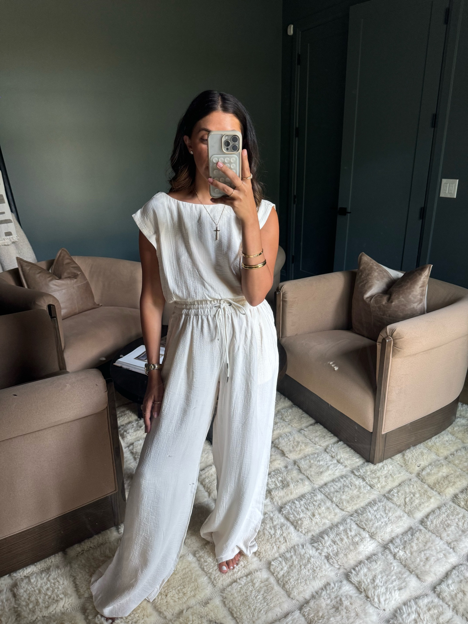 Top: small
Bottoms: medium (need a small)

This gauze linen set is really great quality from @target. Bottoms are $30 & top is $25! @targetstyle

Dressupbuttercup.com
#dressupbuttercup #target #targetpartner

#LTKSeasonal #LTKFindsUnder50 #LTKStyleTip