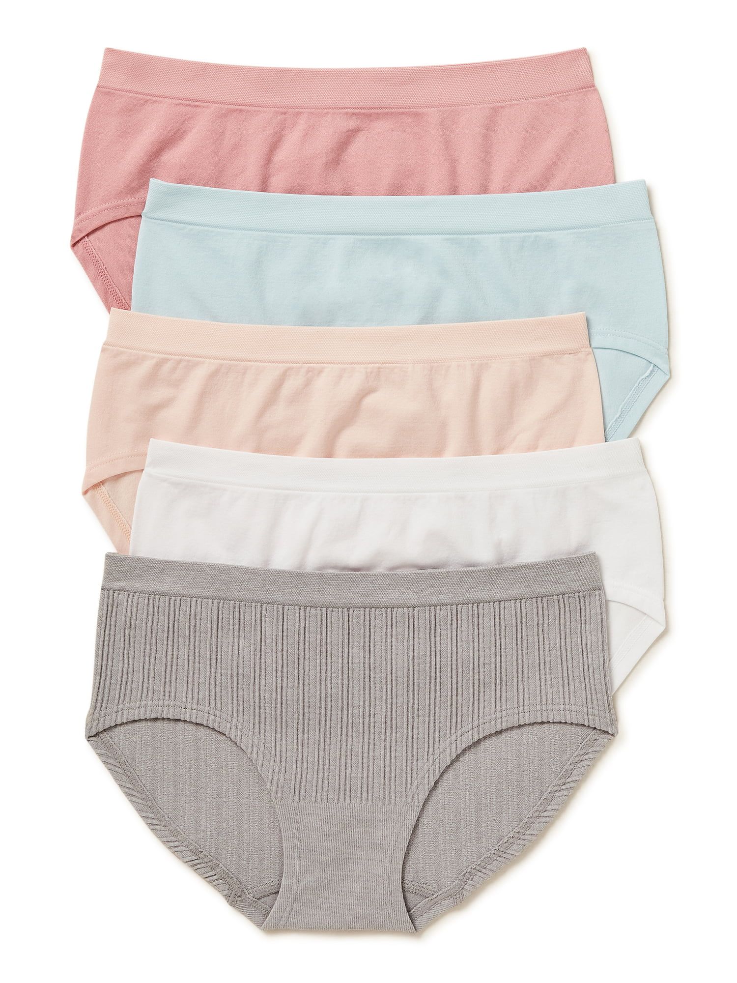 Wonder Nation Girls Brief Underwear, 5-Pack, Sizes S-XL | Walmart (US)