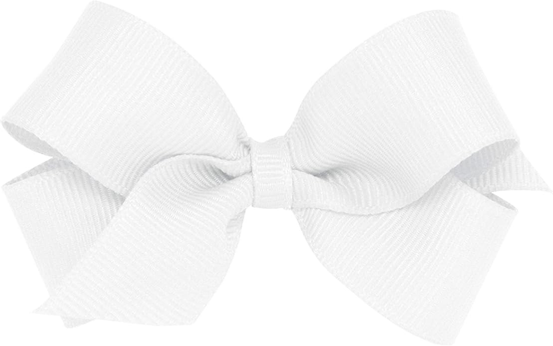 Wee Ones Girls' Classic Grosgrain Hair Bow with Plain Wrap Center on a WeeStay Hair Clip, Multipl... | Amazon (US)