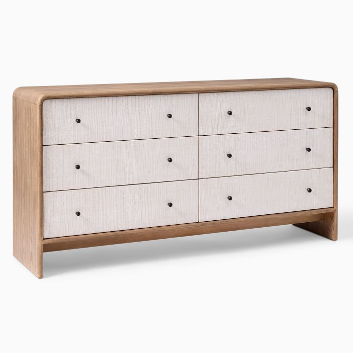 Modern Waterfall 6-Drawer Dresser (62") | West Elm (US)