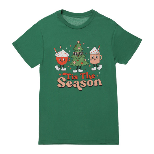 'Tis The Season Christmas Graphic Tee | Five Below