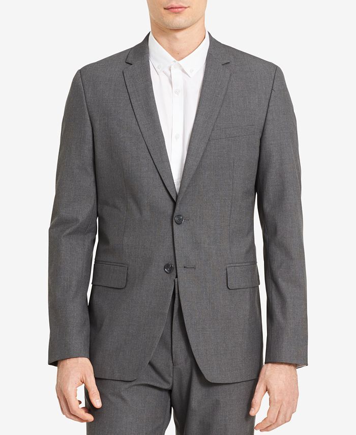 Calvin Klein Men's  Infinite Slim-Fit Suit Jacket & Reviews - Blazers & Sport Coats - Men - Macy'... | Macys (US)