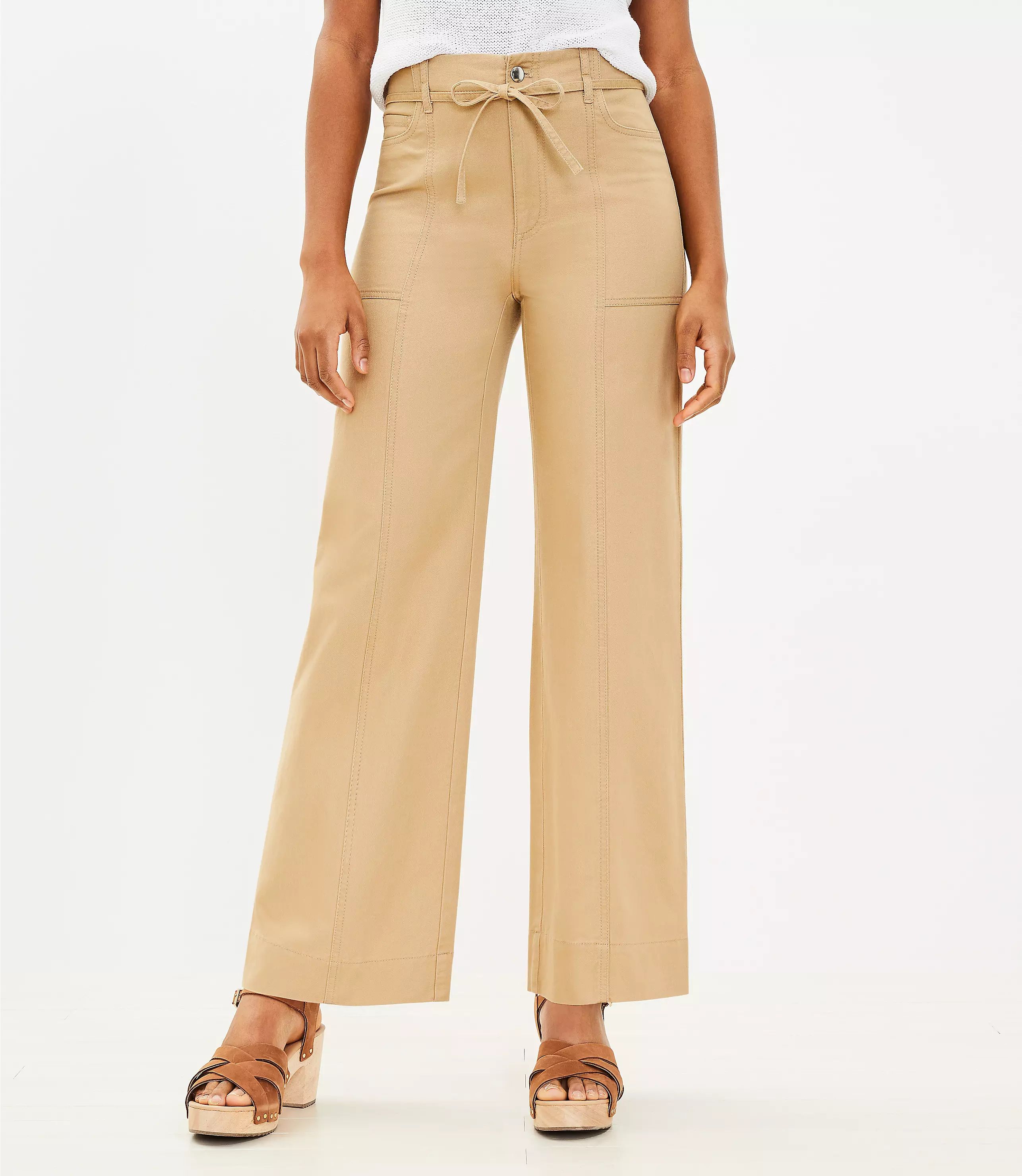 Stovepipe Pants in Twill | LOFT