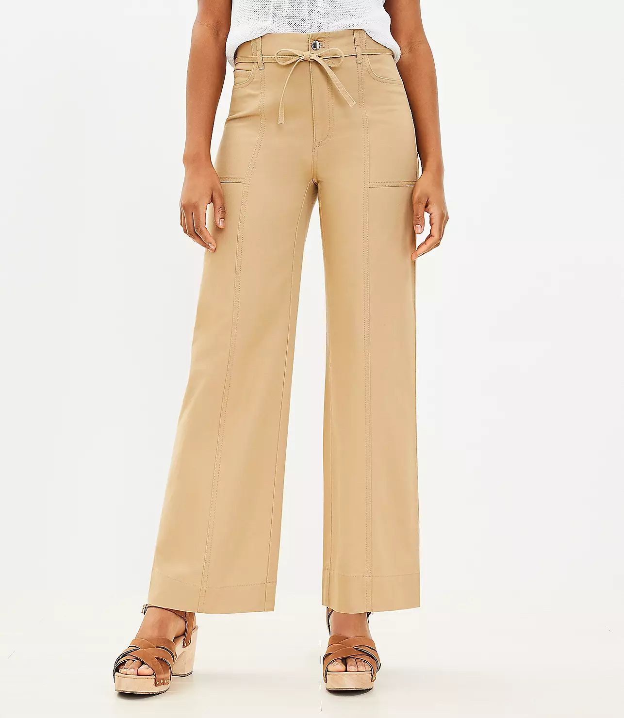 Stovepipe Pants in Twill | LOFT