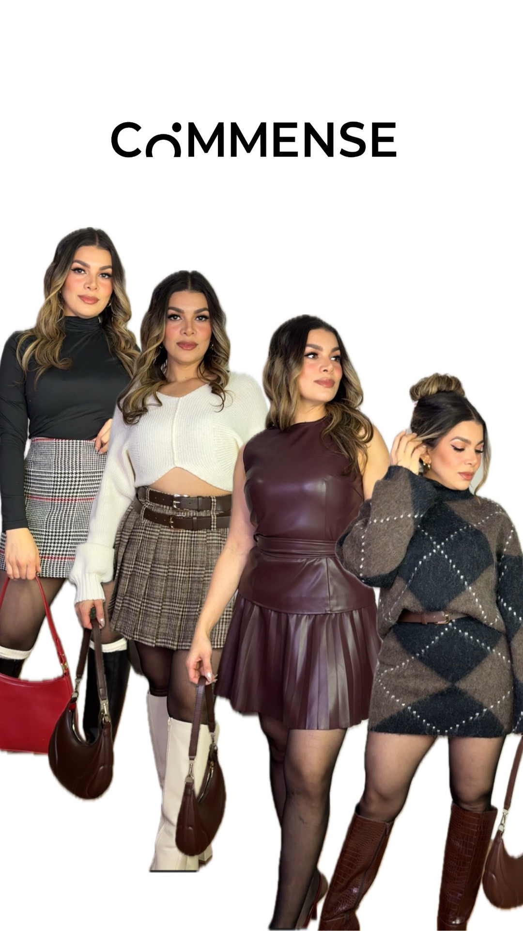 I am wearing size small for all of these except for the brown set I sized down to a XS. Make sure to use code amelianavarroc_12 for 12% off

#LTKwinter #LTKstyletip