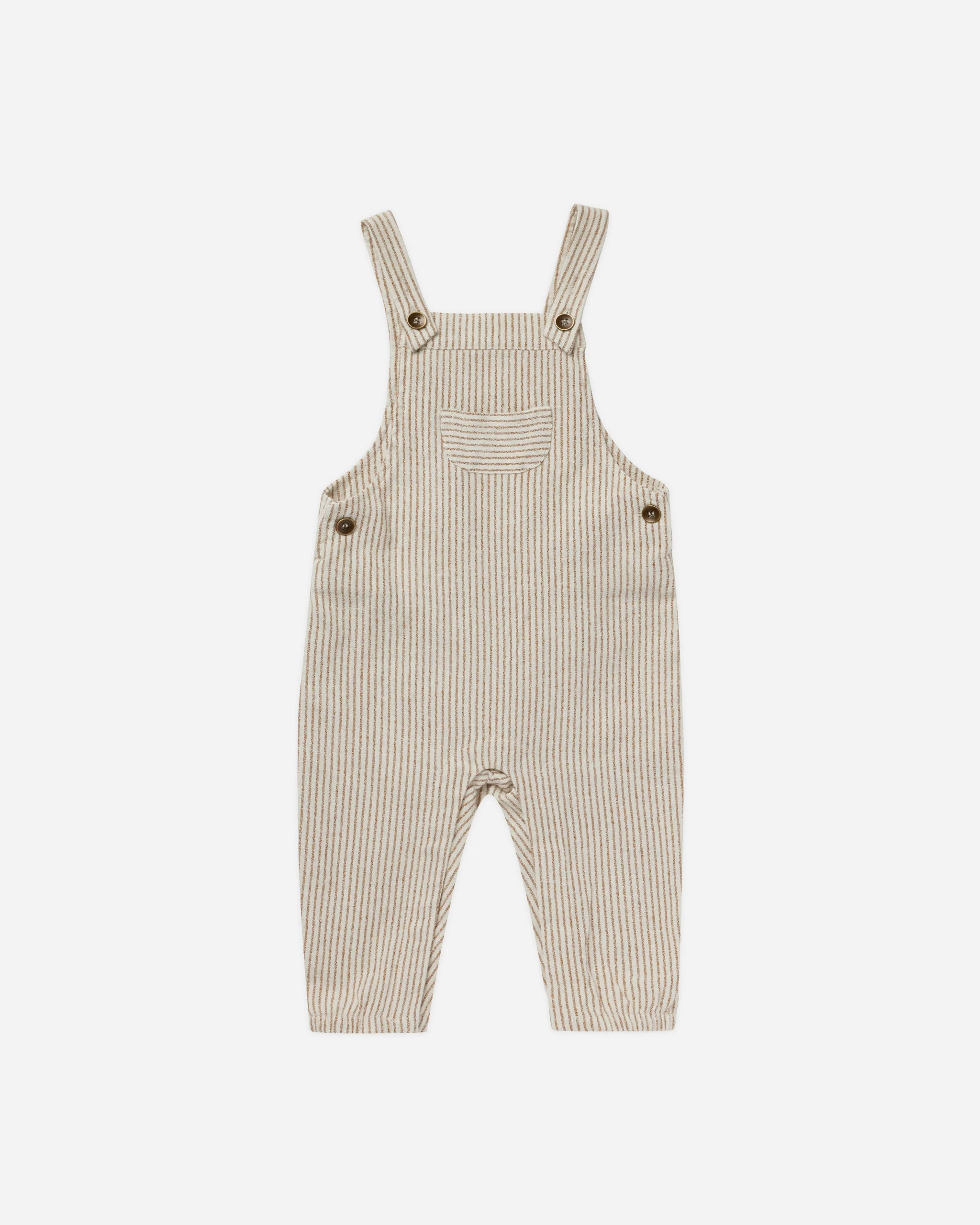 Baby Overalls || Brass Pinstripe | Rylee + Cru