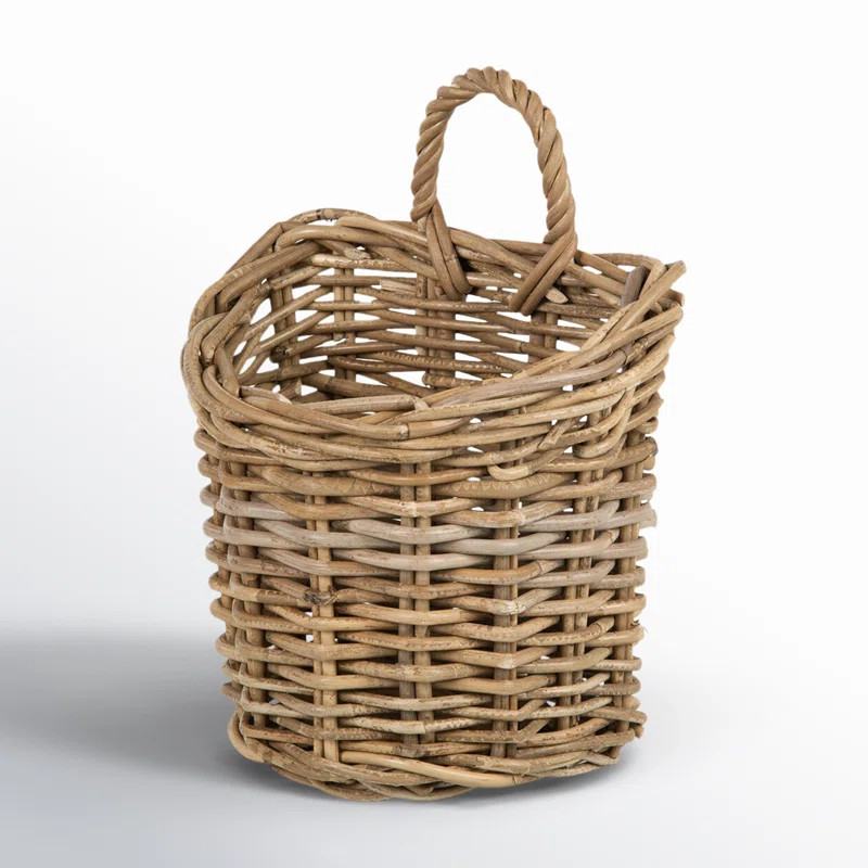 Ayriauna Rattan Basket With Handles 1 | Birch Lane