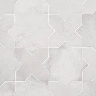 Tripoli Star-Crossed White 6.1 in. x 11.9 in. Matte Terracotta Look Porcelain Floor and Wall Tile (8.26 sq. ft./Case) | The Home Depot