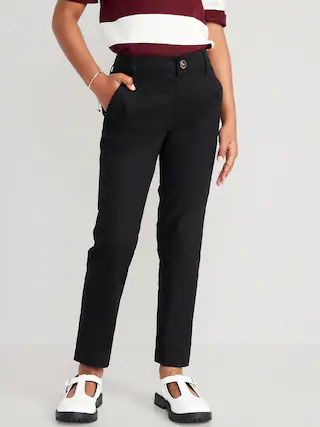 School Uniform Skinny Pull-On Tech Pants for Girls | Old Navy (US)