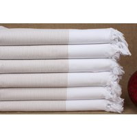 Turkish Towel Beach, Towels Beige Towel, Striped 40x71 Inches Bridal Shower Favors, Bulk Order Summer | Etsy (US)