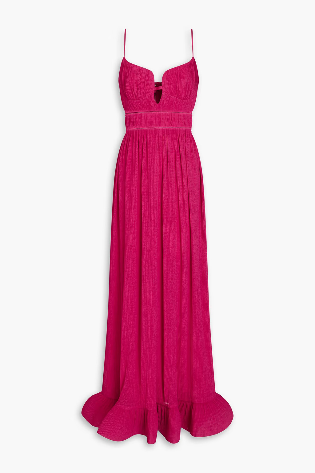 SIMKHAI Maude plissé-jersey maxi dress | THE OUTNET | The Outnet (US and CA)
