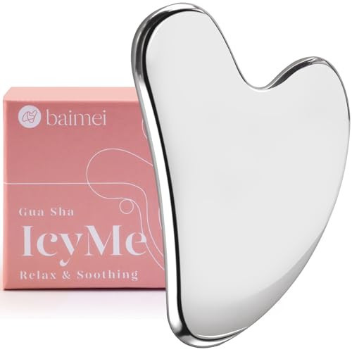 BAIMEI IcyMe Stainless Steel Guasha Tool for Face Sculpting Tool | Amazon (US)