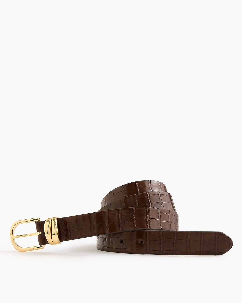 Novelty faux-croc keeper belt | J.Crew Factory