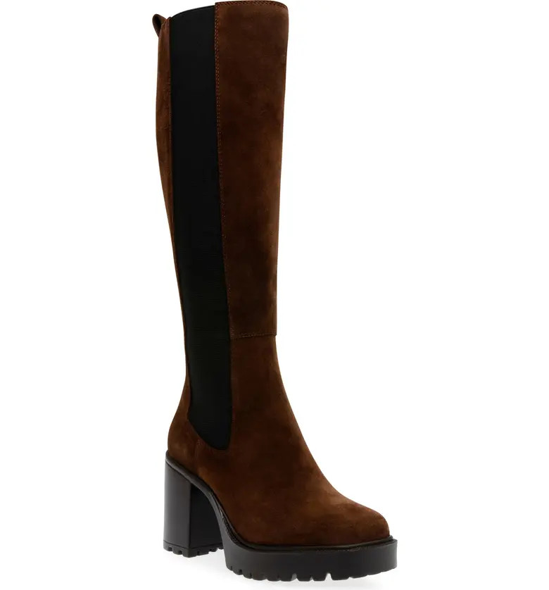 Steve Madden Deegan Lug Sole Knee High Boot (Women) | Nordstrom | Nordstrom