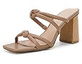 LAICIGO Womens Chunky Block Heels Sandals Square Open Toe Slip on Slides | Amazon (US)