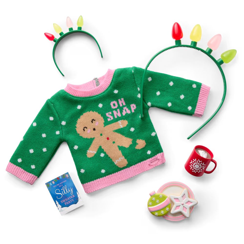 Christmas Party Sweater for 18-inch Dolls | American Girl