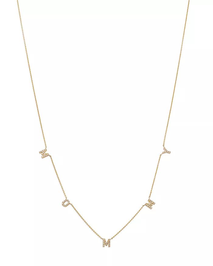 Diamond Mommy Necklace in 14K Yellow Gold, 0.15 ct. t.w. | Bloomingdale's (US)