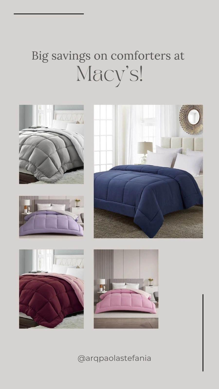 Macy’s comforters 😍🫰🏻 #macys #savings 