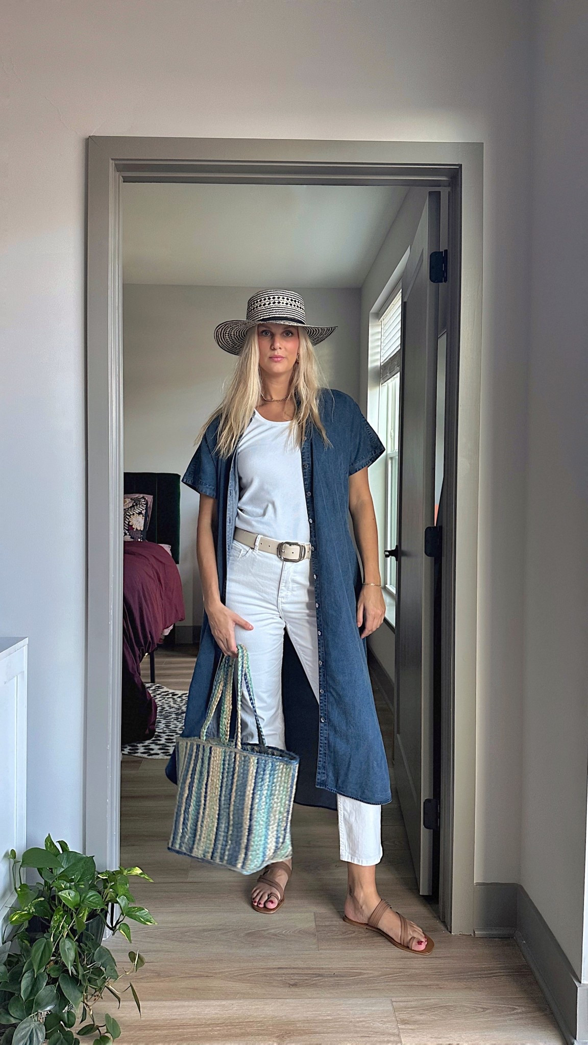 Perfect versatile & comfortable denim dress! #tallGirl #denimDress 
