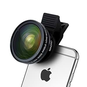 Cell Phone Camera Lens - TURATA 2 in 1 Professional HD Camera Lens Kit 0.45X Super Wide Angle & 12.5 | Amazon (US)