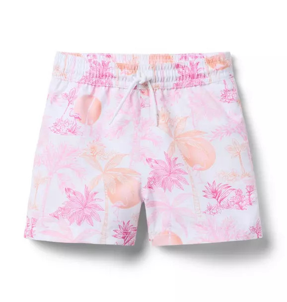 Serena Williams x Janie and Jack Toile Tour Recycled Swim Trunk | Janie and Jack