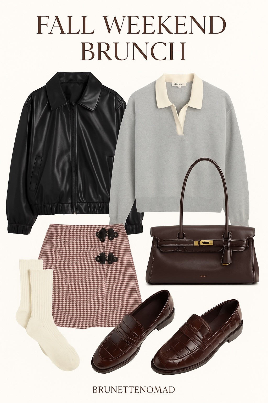 Because weekend brunch deserves more than just leggings + a sweatshirt. Elevated, but still easy.

#madewell #alrxmill #abercrombie #leatherjacket
