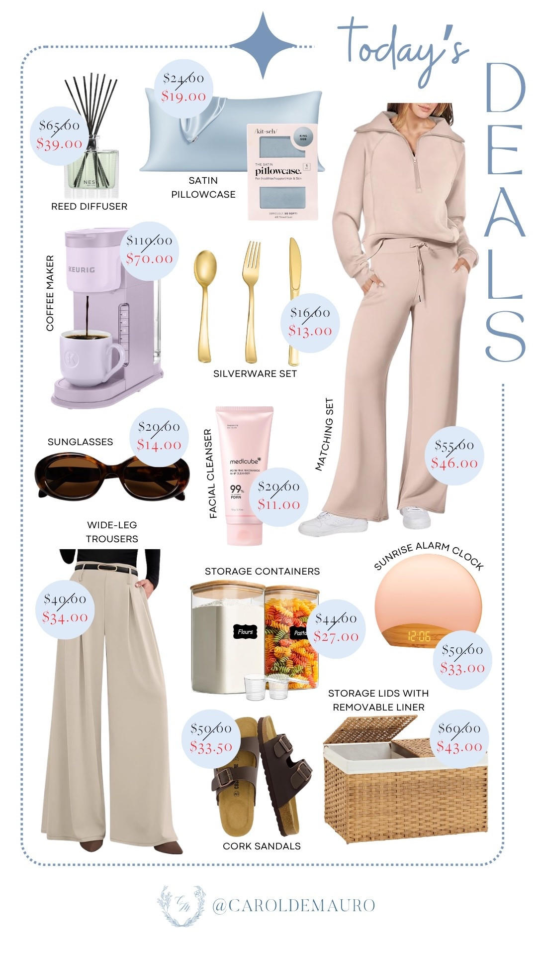 Don’t miss today’s deals on stylish finds and everyday essentials at prices worth grabbing. From cozy matching sets to smart home upgrades, these limited-savings are too good to miss!

on sale now, spring fashion, home finds, coffee maker, beauty must-haves, facial cleanser, home essentials, fashion finds, sunrise alarm clock, lifestyle finds, spring refresh

#LTKSaleAlert #LTKHome #LTKSeasonal