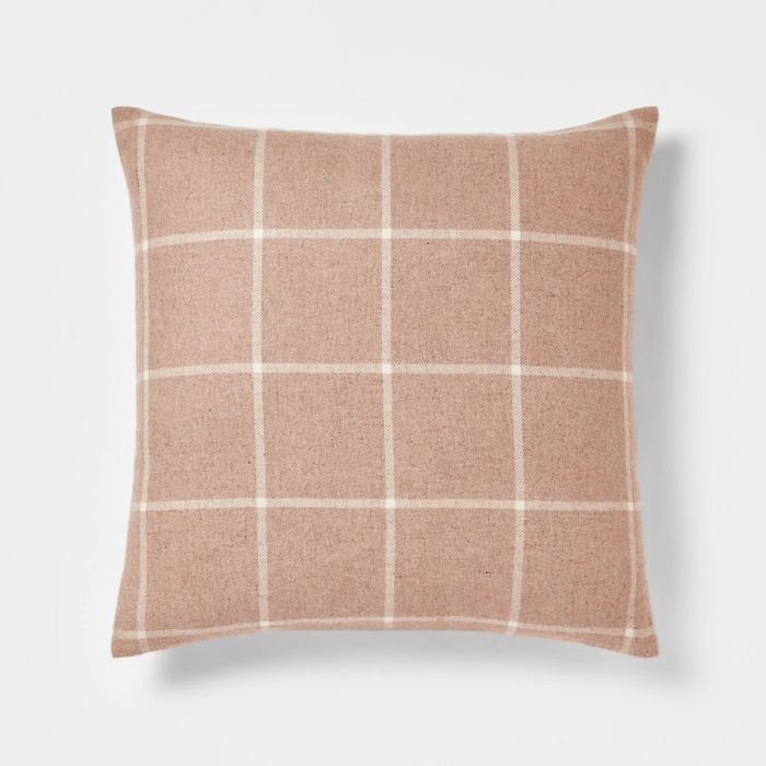 Windowpane Plaid Throw Pillow - Threshold™ | Target