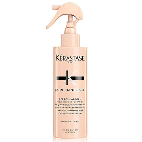 KERASTASE Curl Manifesto Refresh Absolu Refresh Spray | Hydrates, Redefines & Refreshes Curls | Anti-Frizz | With Coconut Oil | For All Wavy, Curly, Very Curly & Coily Hair | 6.4 Fl Oz | Amazon (US)