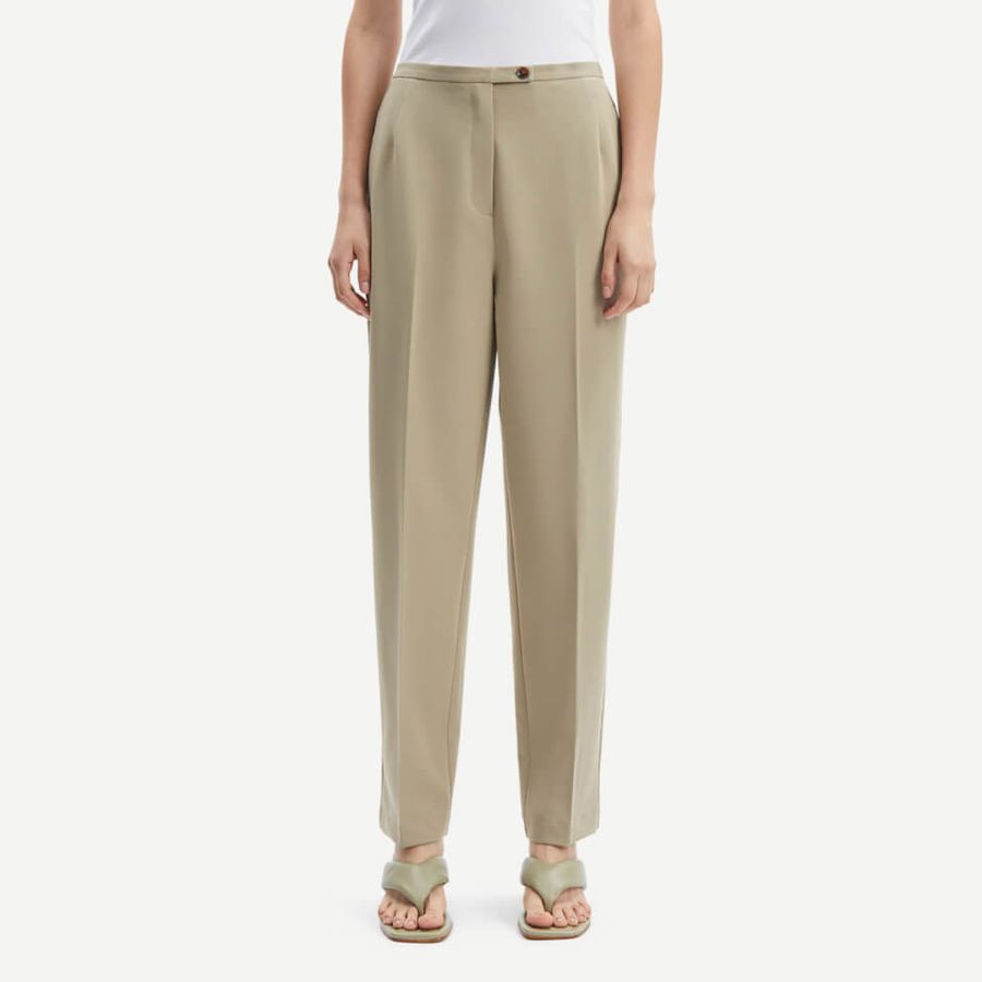 Samsøe Samsøe Hallie Crepe Tapered Trousers | Coggles (Global)